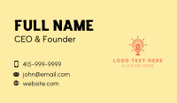 Sun Mic Podcast Business Card Design