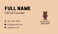 Teddy Bear Toy Business Card Design