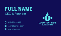 Blue Digital Pen Business Card