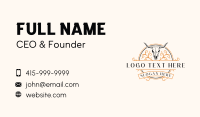 Bull Horns Ranch Business Card