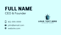 Liberty Statue Crown Business Card