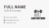 Powerlifting Business Card example 2