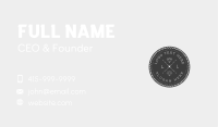 Generic Hipster Badge Business Card
