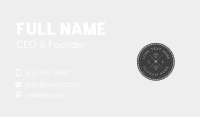 Generic Hipster Badge Business Card Design