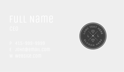 Generic Hipster Badge Business Card Image Preview