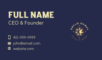 Mystical Sun Moon Face Business Card