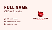 Bloody Devil Heart Business Card