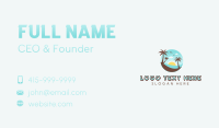 Beach Island Traveler Business Card