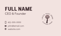 Female Healthy Tree Business Card