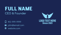 Blue Rocket Wings Business Card