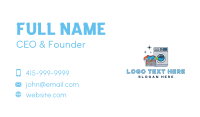 Laundry Washing Machine Business Card