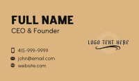 Gothic Brand Business Business Card