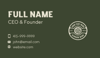 Coffee Bean Organic Business Card