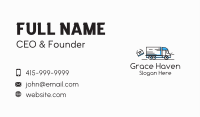 Minimalist Delivery Truck Business Card