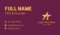 Star Wine Bar  Business Card