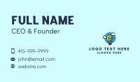 Hot Air Balloon Travel Business Card