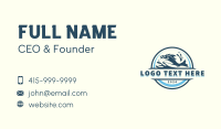 Underwater Seafood Fishing Business Card Design