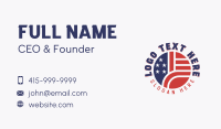 Political Government Flag Business Card