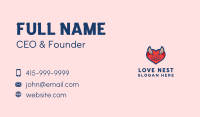 Love Heart Devil  Business Card Image Preview