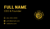 Lion Wildlife Roar Business Card Design