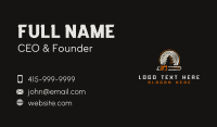 Chainsaw Lumberjack Carpentry Business Card