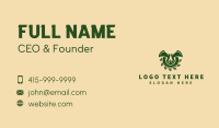 Saw Blade Axe Woodworking Business Card Design