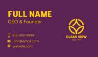 Purple And Yellow Business Card example 2