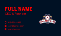 Baseball Sports League Business Card