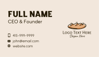 Fresh Bread Loaf  Business Card Design