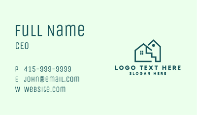 Home Apartment Residence Business Card