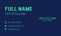 Futuristic Business Card example 4