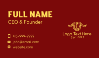 Bull Head Business Card example 2