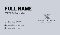 Industrial Construction Fabrication  Business Card Design