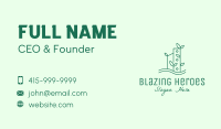 Green Eco Building Business Card Image Preview