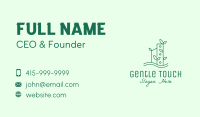 Green Eco Building Business Card Image Preview