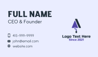 Purple Trowel Roof  Business Card