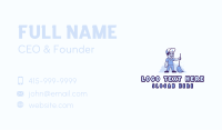 Cleaning Custodian Janitor Business Card