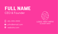 Pink Egg Tech Network Business Card