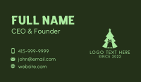 Christmas Bell Tree  Business Card Design