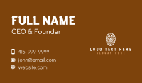Cultural Tribal Mask  Business Card