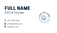 Female Tennis League Business Card