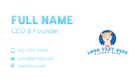 Baby Girl Daycare Business Card