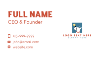 Terrier Dog Toy Business Card