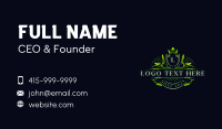 Leaf Crown Crest Business Card