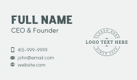 Coporate Business Card example 4