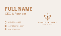 Brown Pillar Notary Business Card