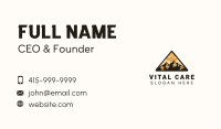 Mountain Exploration Travel Business Card