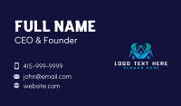 Janitorial Cleaning Broom  Business Card