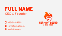 Fire Noodles Delivery  Business Card