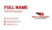 Fast Wing Letter Business Card Image Preview